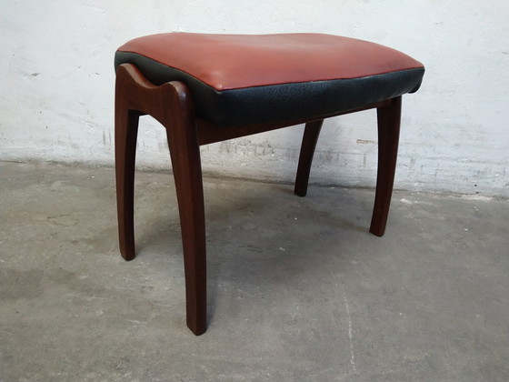 Image 1 of Vintage design voetenbankje