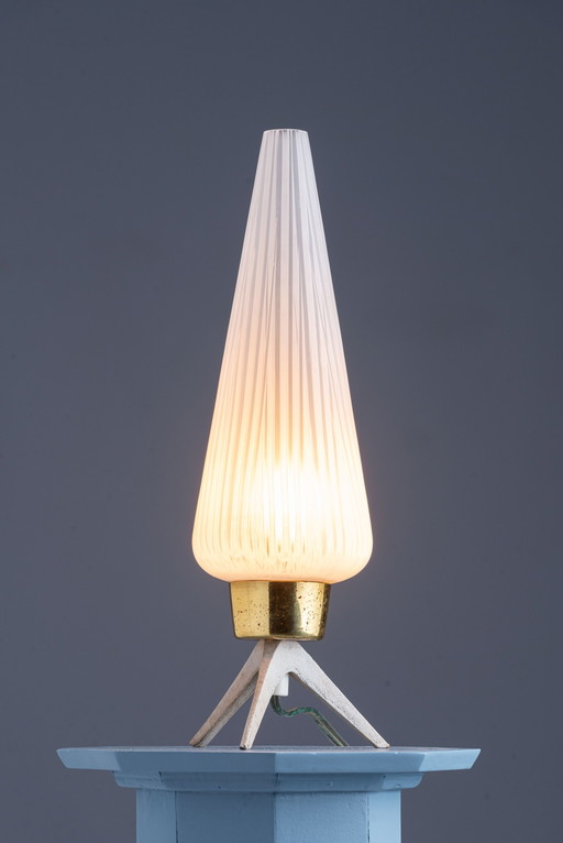 Vintage statief rocket tafellamp