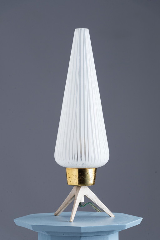 Vintage statief rocket tafellamp