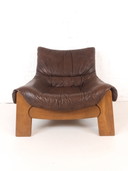 Vintage brutalist fauteuil Maison Regain