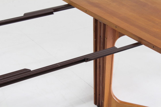 Image 1 of Vintage Deense ronde eettafel massief teak