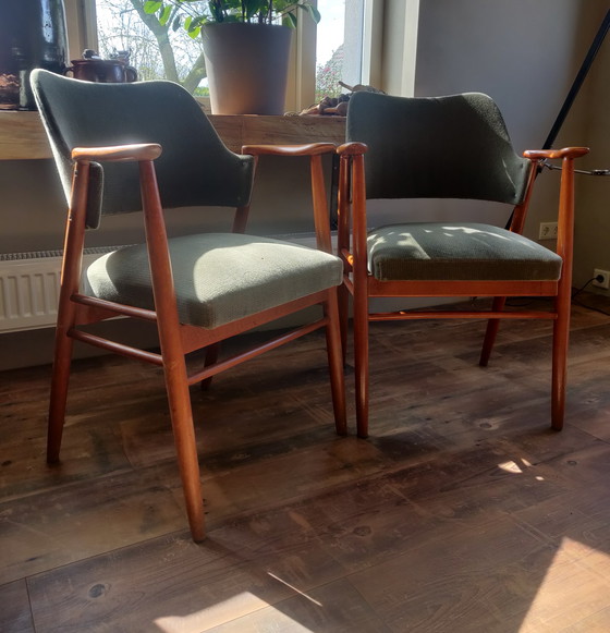 Image 1 of 2x Deense vintage fauteuils