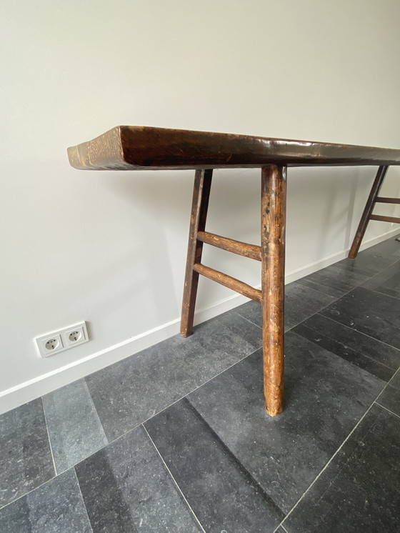 Image 1 of Vintage Chinese sidetable