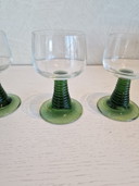 4x Vintage glas