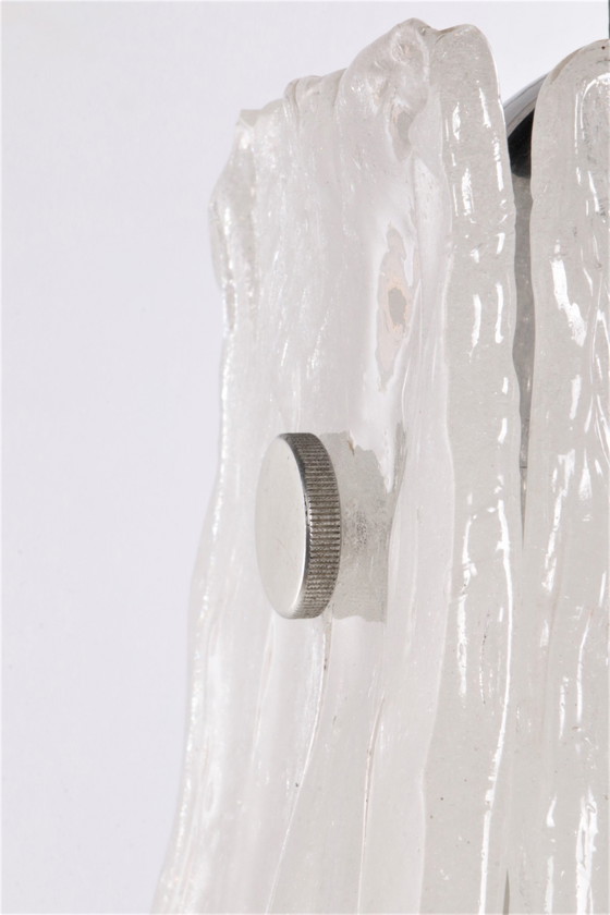 Image 1 of Vintage Mid-Century glazen hanglamp van J. T. Kalmar, 1960