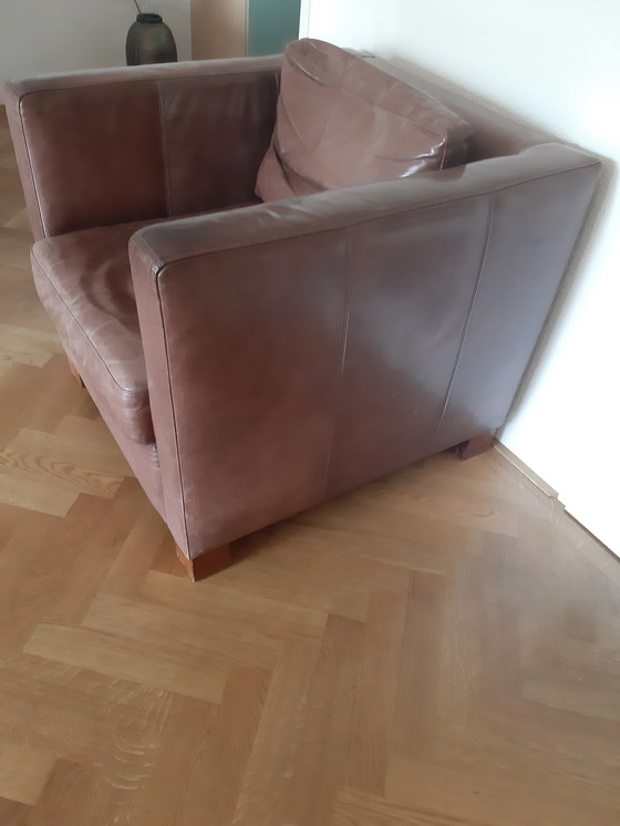 Image 1 of 2x Lederland fauteuils