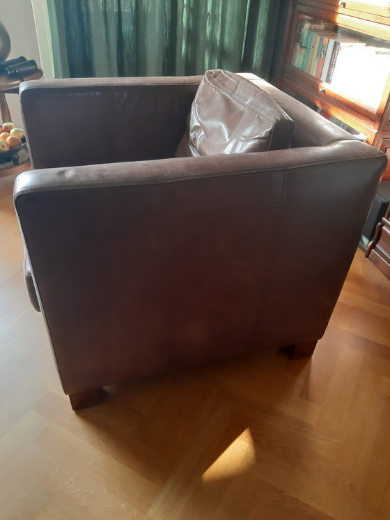 Image 1 of 2x Lederland fauteuils