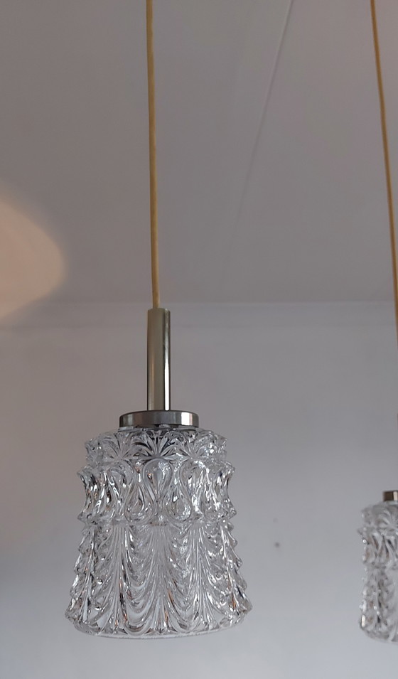 Image 1 of Vintage Hustadt Leuchten Cascade hanglamp