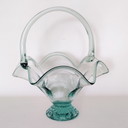 Vintage glazen mand