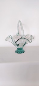 Vintage glazen mand