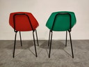 2 Meurop Shell stoelen door Pierre Guariche