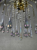 Massive Hollywood regency teardrop lamp