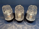 3x vintage wandlamp Hoffmeister-Leuchten