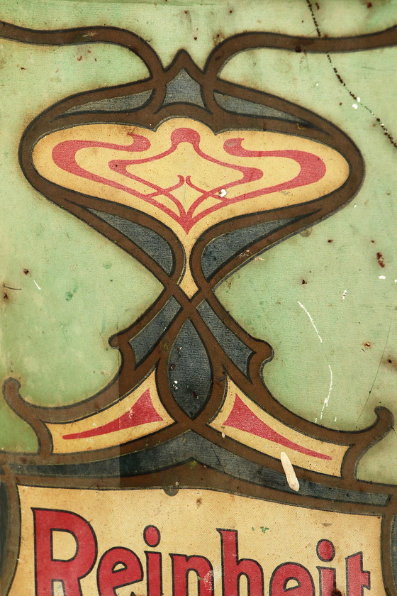 Image 1 of Vintage Berger's Germania-Cacao Bewaarblik 1900-1930