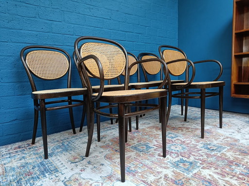 6x Thonet 215R Stoelen