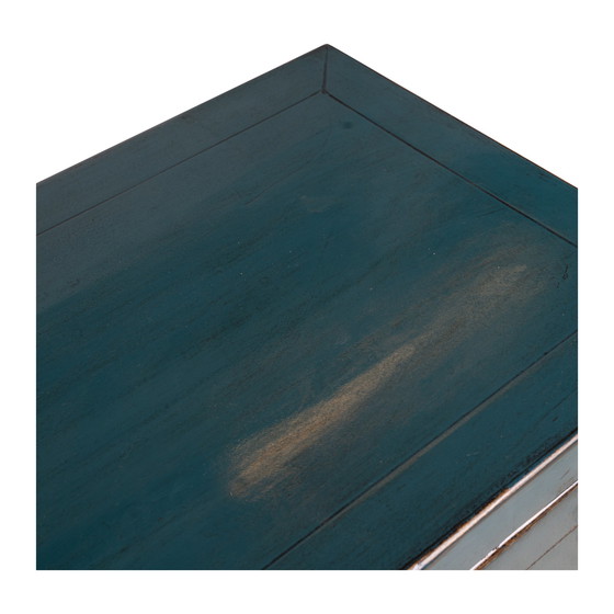 Image 1 of Chinees tv-dressoir in turquoise lak