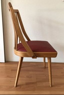 4x Midcentury stoel
