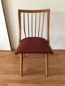 4x Midcentury stoel
