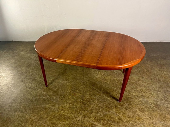 Image 1 of Salontafel uitschuifbaar teakhout Mid Century Deens