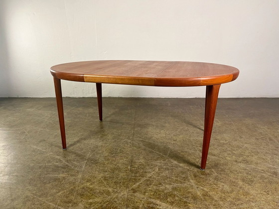 Image 1 of Salontafel uitschuifbaar teakhout Mid Century Deens