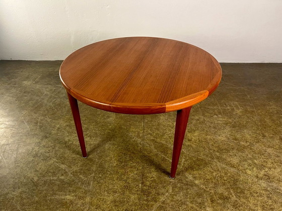 Image 1 of Salontafel uitschuifbaar teakhout Mid Century Deens