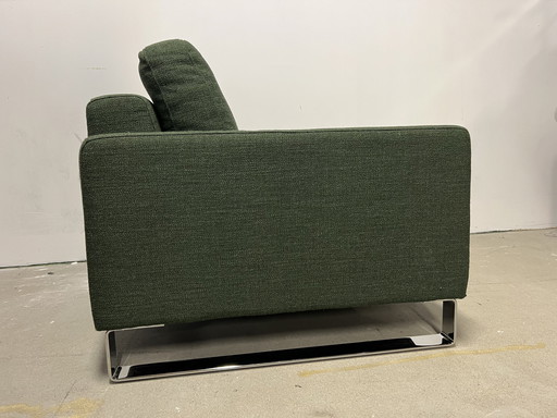 Rolf Benz Ego Fauteuil Groen stof