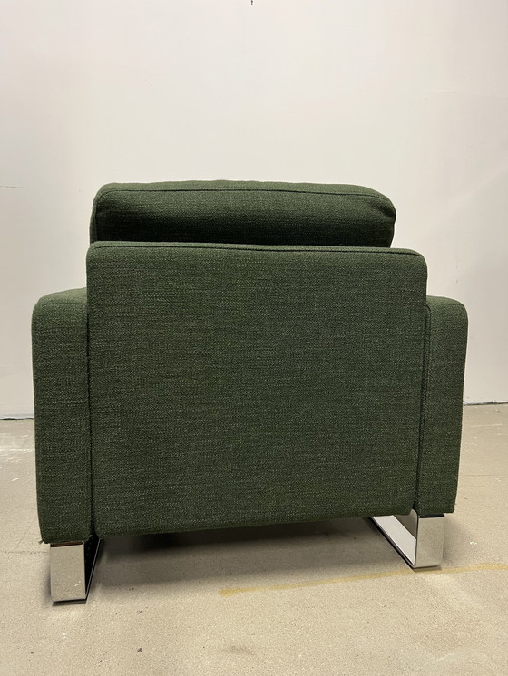 Image 1 of Rolf Benz Ego Fauteuil Groen stof