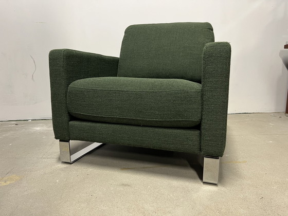 Image 1 of Rolf Benz Ego Fauteuil Groen stof