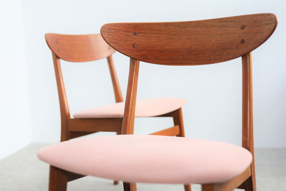 Image 1 of 4x Vintage Farstrup eetkamerstoel, set