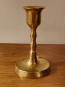 Vintage Messing Kandelaar Kaarsenhouder Blaker  Koper Kerst