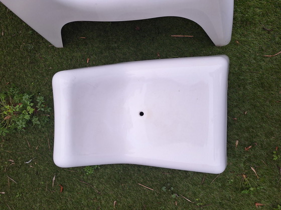 Image 1 of Vintage tuinstoelen 3 grote + 1 kidsize