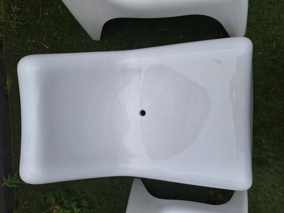 Image 1 of Vintage tuinstoelen 3 grote + 1 kidsize