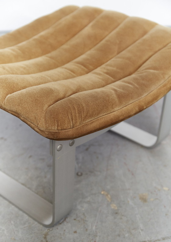 Image 1 of Ilmari Lappalainen Lounge Chair & Ottoman “Pulkka” voor ASKO