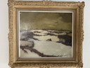 Hilaire Vanbiervliet Winterlandschap schilderij