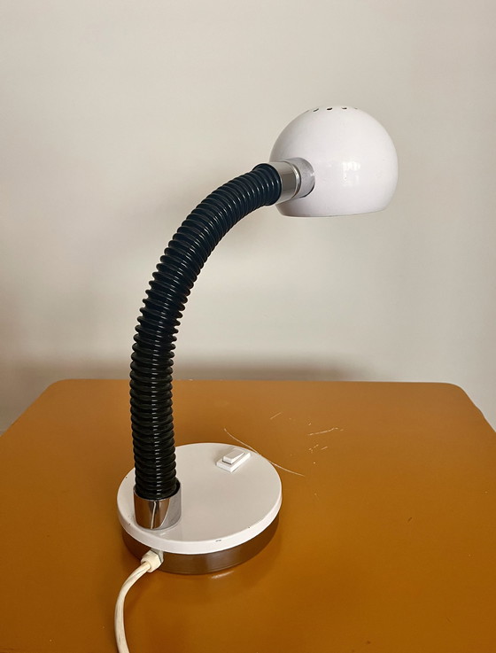 Image 1 of Space Age Elbow tafel lamp