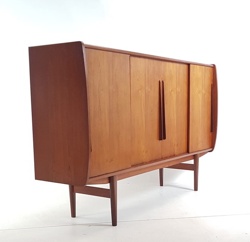 Deens midboard teak big cabinet Danish design