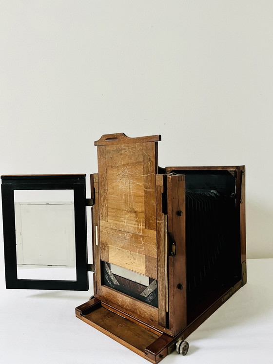 Image 1 of J.H. Dallmeyer London 7x5’’ wooden plate camera