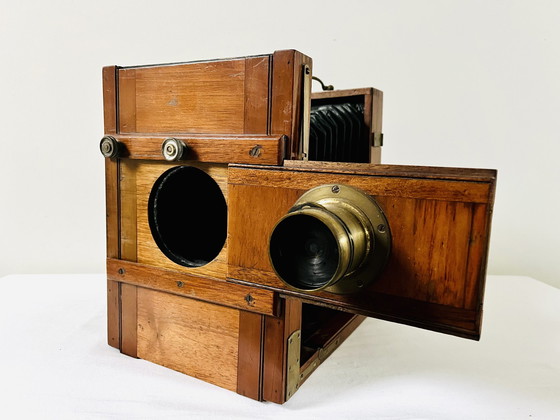 Image 1 of J.H. Dallmeyer London 7x5’’ wooden plate camera