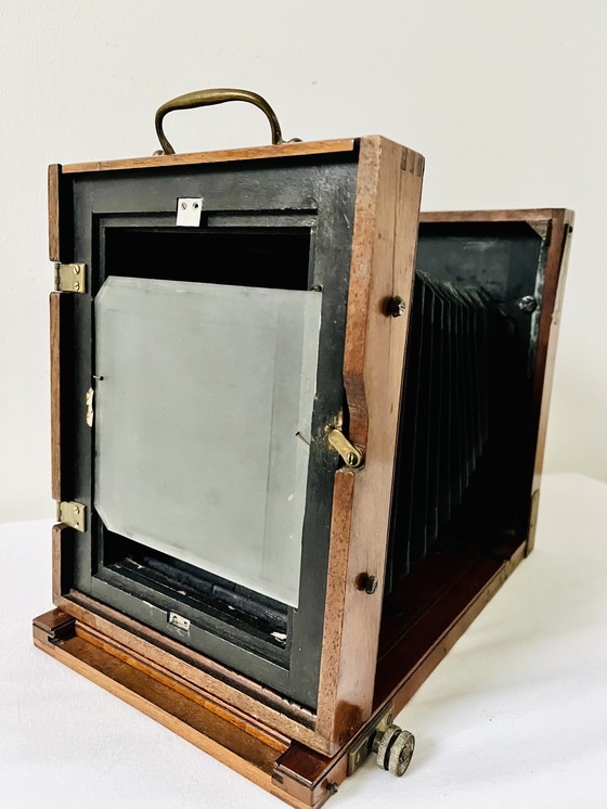 Image 1 of J.H. Dallmeyer London 7x5’’ wooden plate camera