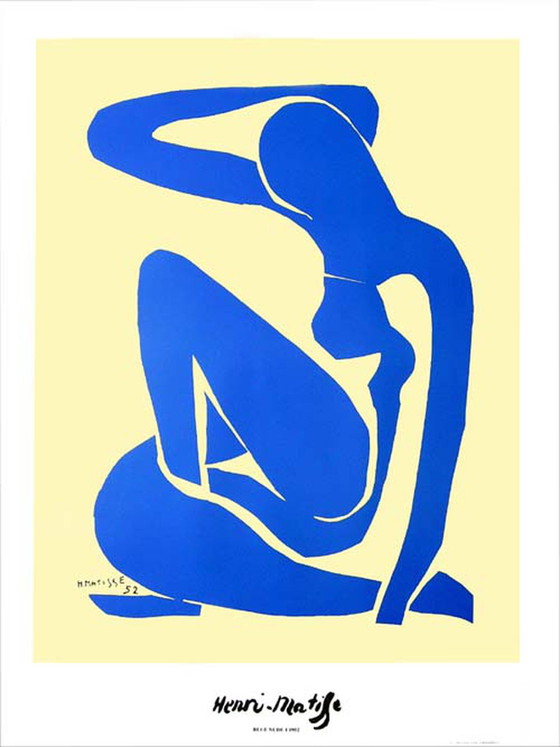 Image 1 of Henri Matisse - Blue Nude- Zeefdruk uit 1952