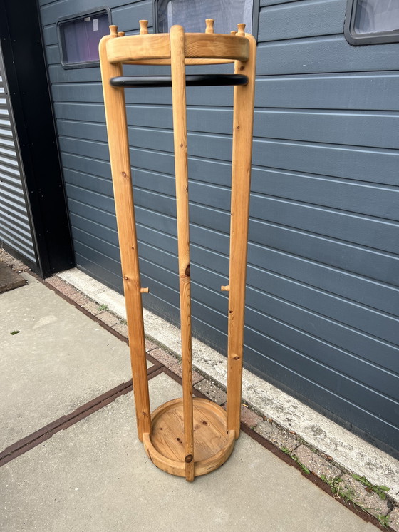 Image 1 of Vintage grenen kapstok