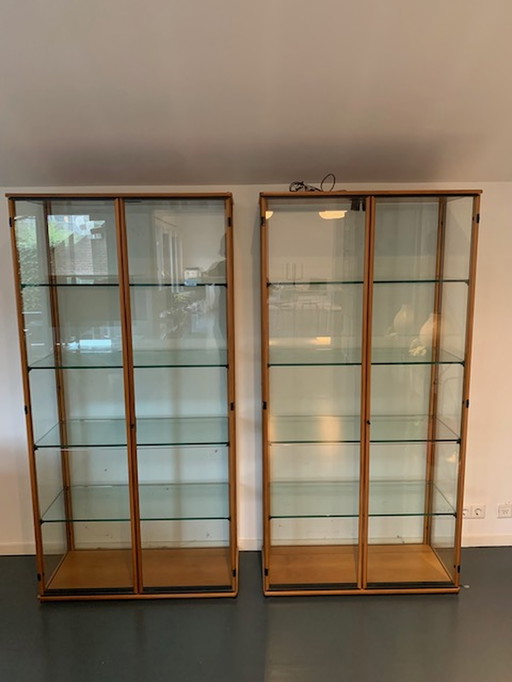 2x Molteni & C Mita vitrinekast