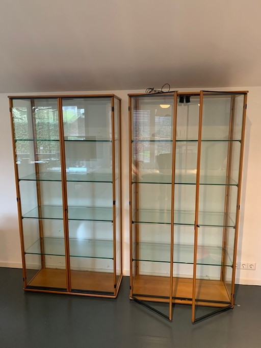 2x Molteni & C Mita vitrinekast