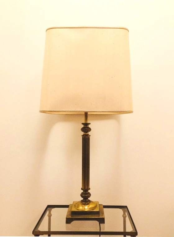 Image 1 of 60s neoklassieke stijl lamp, Hollywood Regency