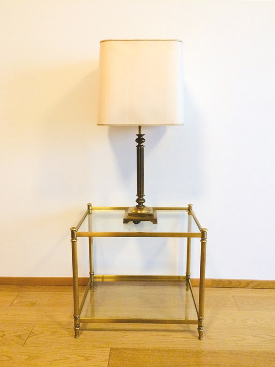 Image 1 of 60s neoklassieke stijl lamp, Hollywood Regency