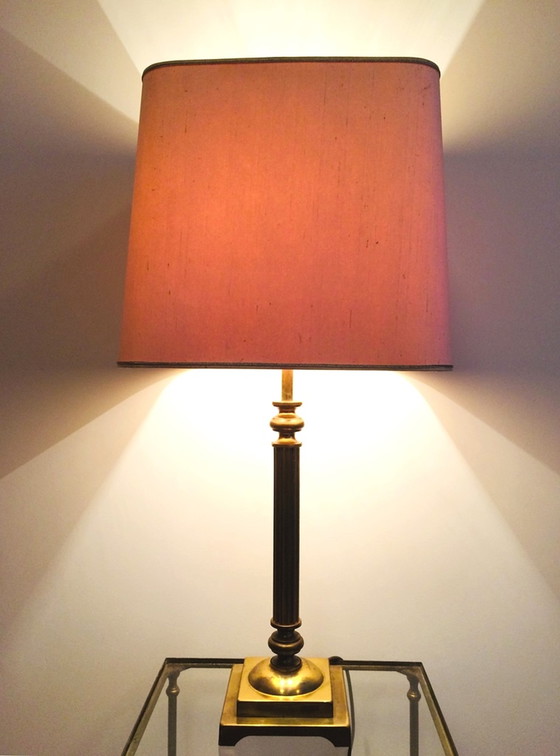 Image 1 of 60s neoklassieke stijl lamp, Hollywood Regency