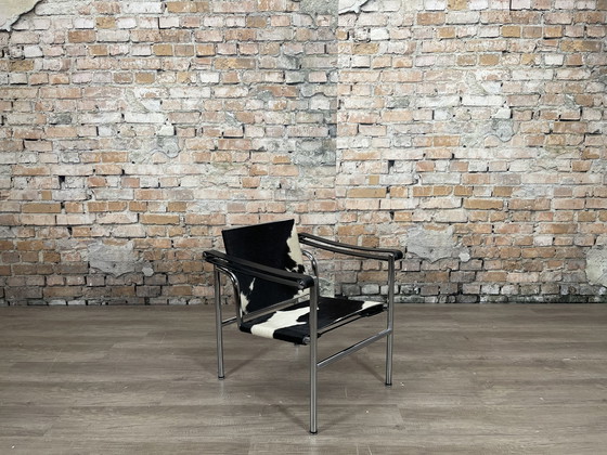 Image 1 of Vintage Fauteuil Lounge Koeienvacht