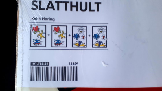 Image 1 of IKEA X Keith Haring, Slätthult muur stickers