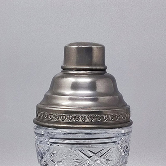 Image 1 of Vintage geslepen Kristal cocktailshaker. Gemaakt in Italië