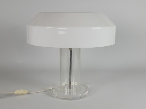 Image 1 of Dutch design - Aldo van den Nieuwelaar voor ABN - Acryl - limited edition - tafellamp - 1970's